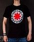 футболка red hot chili peppers (лого красно-белое)