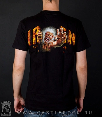 футболка iron maiden "maiden england '88" (принт яркий)