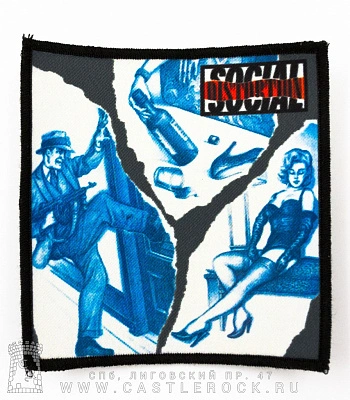 нашивка social distortion "social distortion"