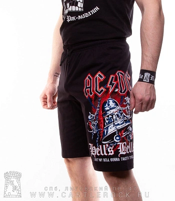 шорты ac/dc "hell's bells"