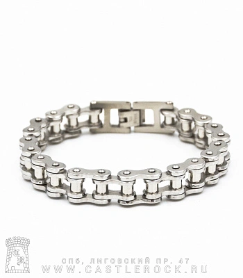 браслет стальной цепь мотоциклетная (12 мм)