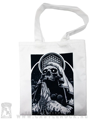 сумка шоппер bring me the horizon "sempiternal" (белая)
