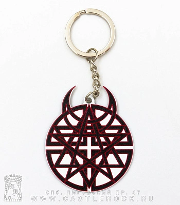 брелок металлический disturbed