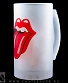 кружка пивная стеклянная rolling stones (лого)