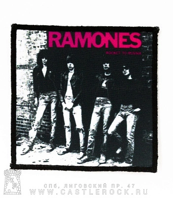 нашивка ramones "rocket to russia"