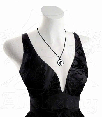 подвес alchemy gothic (алхимия готик) p735 caw at the moon