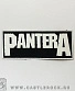 нашивка pantera (лого белое)