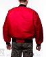 куртка пилот красная (черный подклад, бомбер)