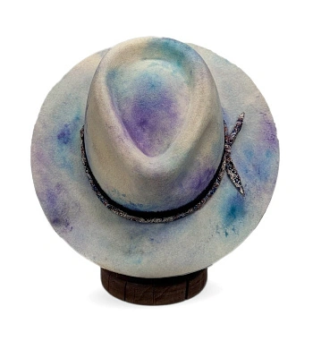 шляпа фетровая denis акварель (белая)