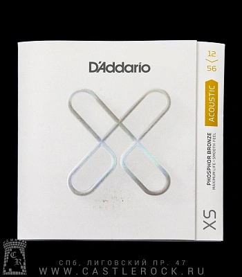 струны d'addario бронзовые для акустической гитары xsapb1256