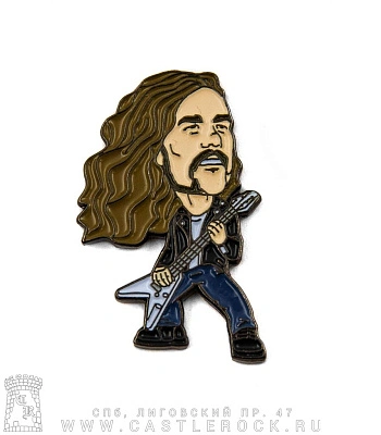 значок цанга metallica james hetfield