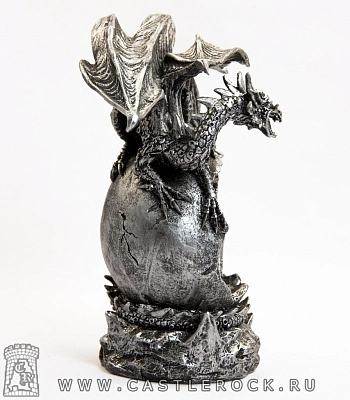 светильник дракон на яйце (световолокно)