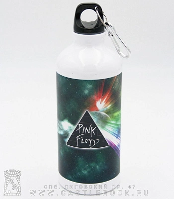 фляга с карабином pink floyd 600 мл