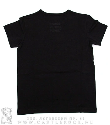 футболка детская череп в наушниках (светится)