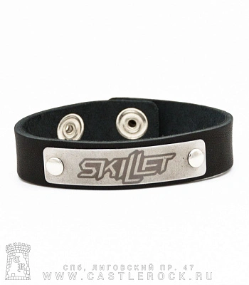 браслет кожаный skillet