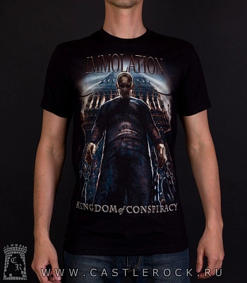 футболка immolation "kingdom of conspiracy"