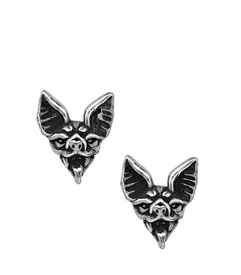серьги alchemy gothic (алхимия готик) e457 cauchemar bat head