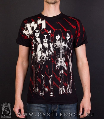 футболка kiss (группа) total