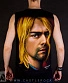 майка nirvana kurt cobain (спокойный, надпись)