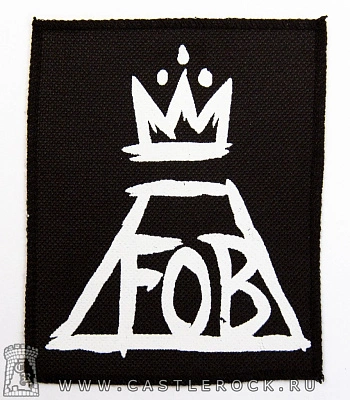 нашивка fall out boy (лого)