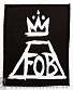 нашивка fall out boy (лого)
