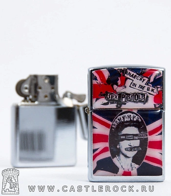 зажигалка цветная sex pistols "anarchy in the u.k. god save the queen"