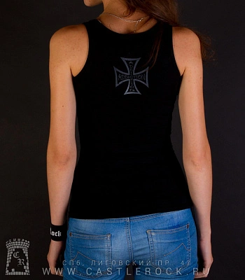 майка addiction скелет байкер "original style"