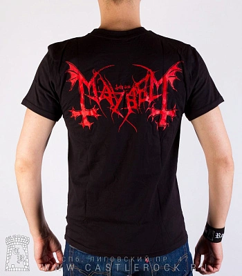 футболка mayhem "deathcrush" (принт большой)