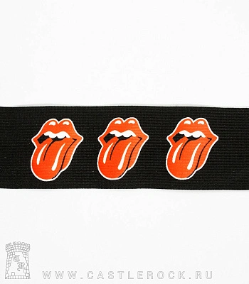 напульсник на резинке rolling stones 