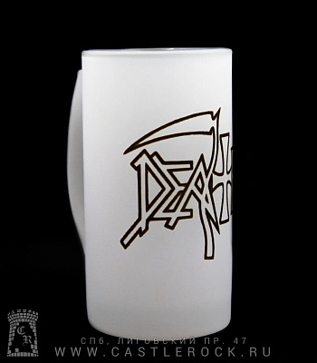 кружка пивная стеклянная death