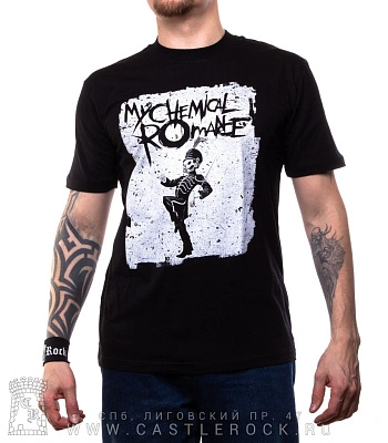 футболка my chemical romance "the black parade" (принт ч/б)