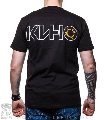 футболка кино в. цой (портрет, автограф)