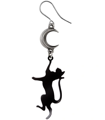 серьга alchemy gothic (алхимия готик) e468 feline moondream