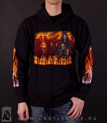 балахон на молнии смерть в огне