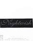 нашивка nightwish (надпись серая)