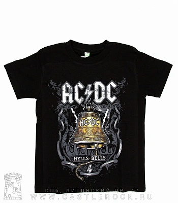 футболка детская ac/dc "hell's bells"