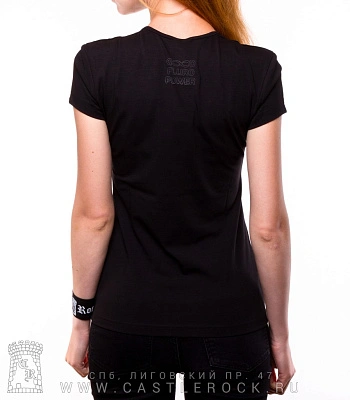 женская футболка тигр (светится)