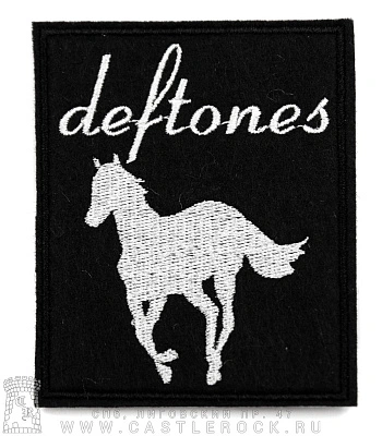 нашивка deftones "white pony" (вышивка)