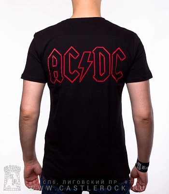 футболка ac/dc "hell's bells" (принт большой)
