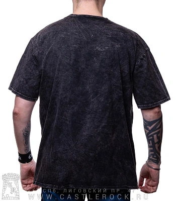 футболка slayer "south of heaven" (варенка, оверсайз, серая)