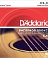 струны d'addario бронзовые для акустической гитары ej17
