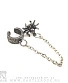 серьга кафф alchemy gothic (алхимия готик) e193 nidus
