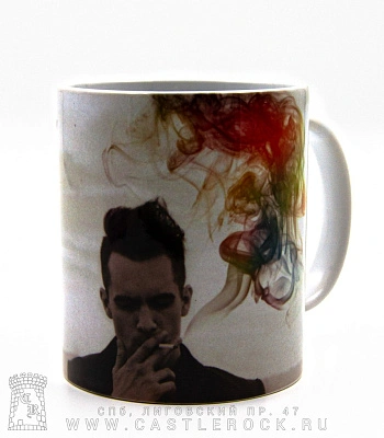 кружка panic! at the disco "too weird to live, too rare to die!"