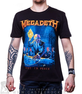 футболка megadeth "rust in peace"