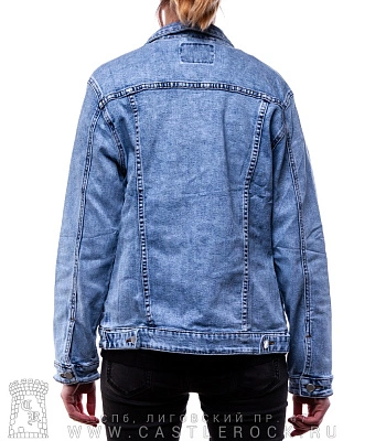 куртка джинсовая женская голубая 815#