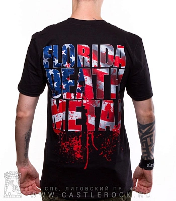 футболка obituary "cause of death. florida death metal"