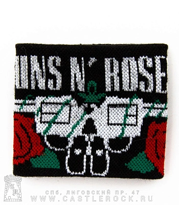 напульсник трикотажный guns'n'roses (черный)