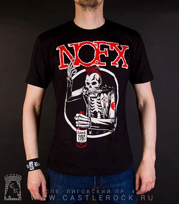 футболка nofx "since 1983" (скелет)