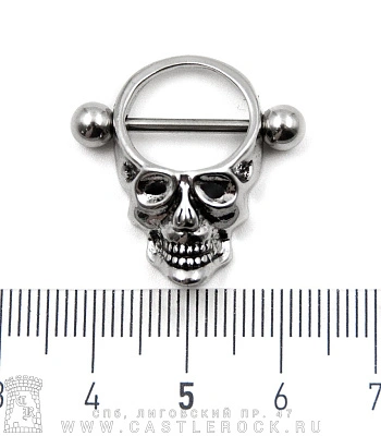 Штанга Сталь Череп (эмаль) 1,6 х 16 х 5/5