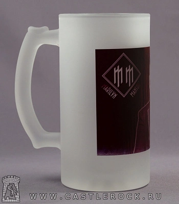 кружка пивная стеклянная marilyn manson